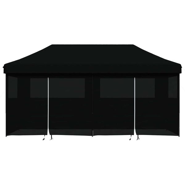 vidaXL Tente de f&ecirc;te Noir 292 x 580 x 315 cm Tissu Oxford