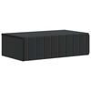 vidaXL Table d'appoint murale Noir 59 x 34,5 x 17 cm Bois d'ing&eacute;nierie