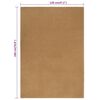 vidaXL Tapis 120x180 cm Jute Rectangulaire