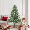 vidaXL Sapin de No&euml;l avec 300 LED avec support Vert 180 cm PVC