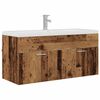 vidaXL Armoire de salle de bain Bois ancien 100 x 38,5 x 46 cm