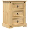 vidaXL Table de chevet Corona 53x39x66 cm bois de pin massif