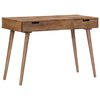 vidaXL Coiffeuse 112x45x76 cm Bois de manguier solide