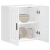 vidaXL Armoire murale de cuisine Porto blanc bois d'ing&eacute;nierie