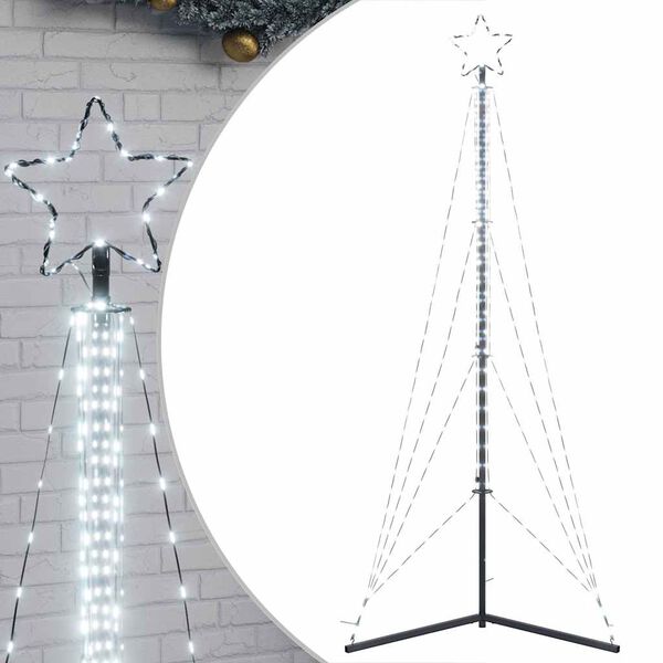 vidaXL Sapin de No&euml;l &agrave; LED 483 LED blanc froid 240 cm
