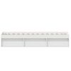 vidaXL Cadre de lit sans matelas blanc 90x200 cm