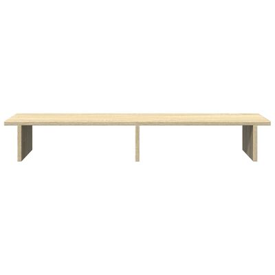 vidaXL Support de moniteur chêne sonoma 100x27x15 cm bois d'ingénierie