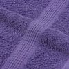 vidaXL Serviettes d'invit&eacute; FROGN 2 pcs violet 30x50 cm 360 g/m&sup2;