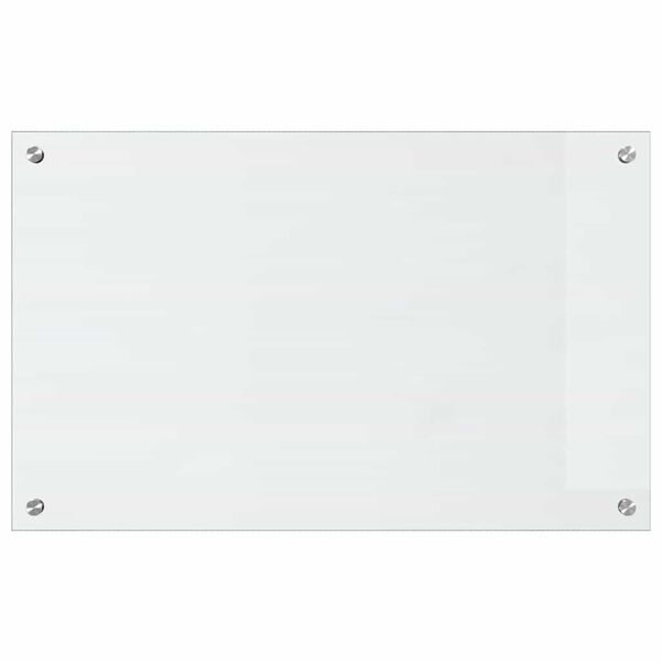 vidaXL Protection de cuisine Transparent 80 x 50 cm verre trempé
