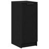 vidaXL Cabinet &agrave; chaussures avec &eacute;tag&egrave;re Ch&ecirc;ne noir 29,5 x 35 x 70 cm