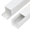 vidaXL Goulotte de c&acirc;ble 100x60 mm 10 m PVC