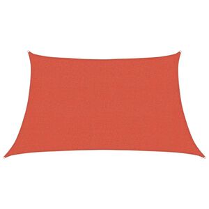 vidaXL Voile d'ombrage 160 g/m&sup2; Terre cuite 3/4x2 m PEHD
