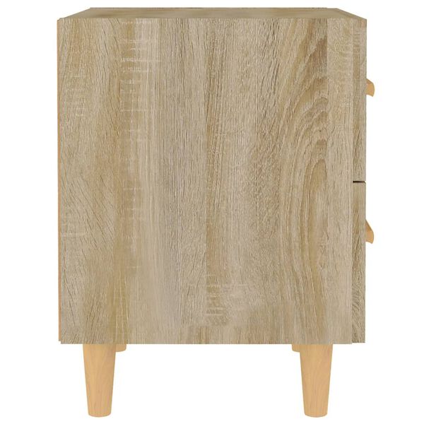 vidaXL Table de chevet Ch&ecirc;ne sonoma 40x35x47,5 cm