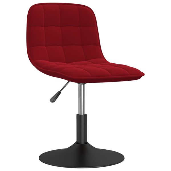 vidaXL Tabouret de bar Rouge bordeaux Velours
