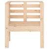 vidaXL Chaises de jardin lot de 2 61,5x53x71 cm bois de pin massif