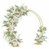 vidaXL Arche de mariage Dor&eacute; 220 x 45 x 200 cm Acier