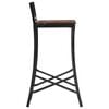 vidaXL Chaises de bar lot de 4 bois de r&eacute;cup&eacute;ration massif