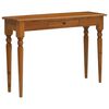 vidaXL Table console 110x30x75 cm Bois d'acajou massif