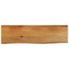 vidaXL Dessus de table &agrave; bord vivant 100x20x3,8cm bois massif manguier