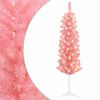 vidaXL Arbre de No&euml;l artificiel slim 120 cm 150 LED Blanc chaud