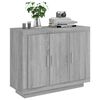 vidaXL Buffet Sonoma gris 92x35x75 cm Bois d'ingénierie