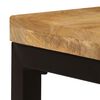 vidaXL Table basse 100x50x35 cm Bois de manguier solide et acier