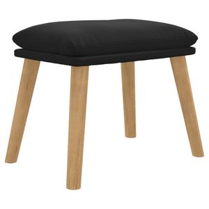 vidaXL Repose-pied Noir 45x29,5x35 cm Velours