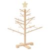 vidaXL Arbre de No&euml;l en bois Naturel 75 cm Bois de pin massif