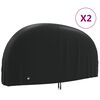 vidaXL Housses de v&eacute;lo 2 pcs 200x70x110 cm tissu oxford 190T