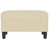 vidaXL Repose-pied Crème 70x55x41 cm Tissu