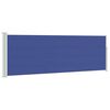 vidaXL Auvent lat&eacute;ral r&eacute;tractable de patio 100x314 cm Bleu