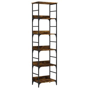 vidaXL Biblioth&egrave;que ch&ecirc;ne fum&eacute; 50x33x188,5 cm bois d'ing&eacute;nierie