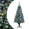 vidaXL Sapin de No&euml;l artificiel Vert 150 cm PVC, Acier et Plastique