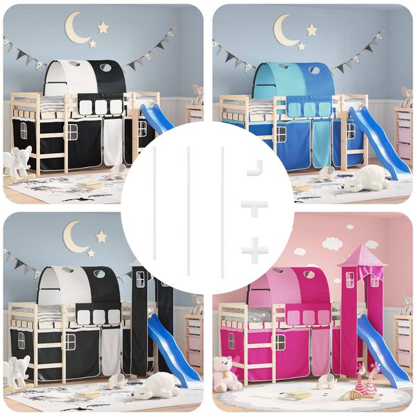 vidaXL Tube PVC 29 pcs Blanc PP et PE