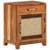 vidaXL Table de chevet 40x30x50 cm Bois de r&eacute;cup&eacute;ration massif