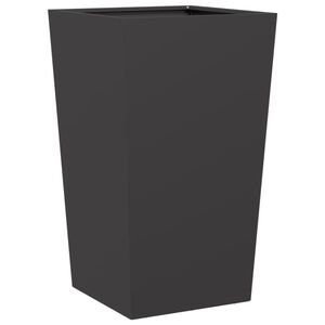 vidaXL Jardini&egrave;re noir 45x45x75 cm acier