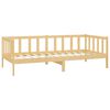 vidaXL Lit de repos avec matelas 90x200 cm Bois de pin massif