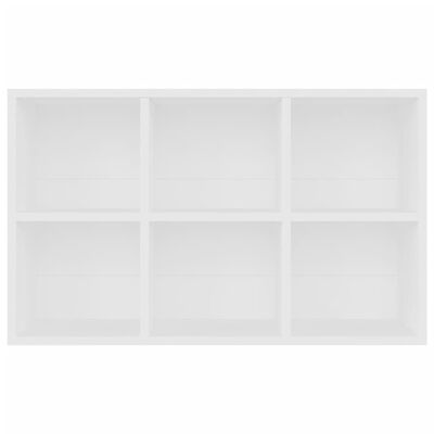 vidaXL Bibliothèque/Buffet blanc 66x30x98 cm bois d'ingénierie