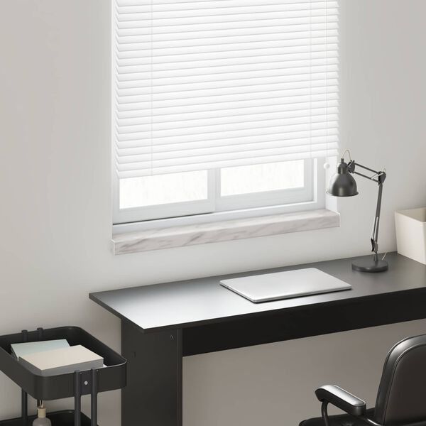 vidaXL Appui de fen&ecirc;tre Texte en marbre -enure 80 x 10 x 4,5 cm PVC