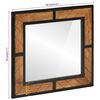 vidaXL Miroir de salle de bain 60x1x55 cm bois massif d'acacia
