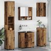 vidaXL Ensemble de mobilier de salle de bain 5 pcs Bois Ancien