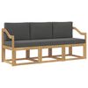 vidaXL Ensemble de canap&eacute;s d'ext&eacute;rieur 3 pcs