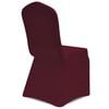 vidaXL Housse de chaise extensible 4 pcs Bordeaux