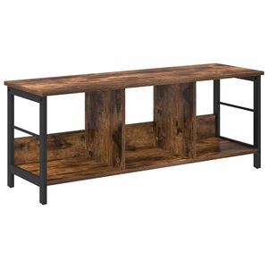 vidaXL &Eacute;tag&egrave;re 3 niveaux 102 x 32 x 40,5 cm Bois d'ing&eacute;nierie