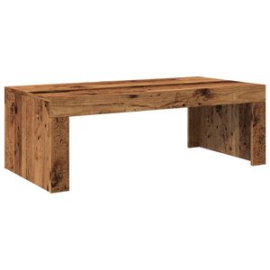 vidaXL Table basse vieux bois 102x50x35 cm bois d'ing&eacute;nierie
