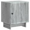 vidaXL Cabinet de chevet Sonoma gris 43 x 34,5 x 50 cm