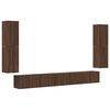 vidaXL Ensemble de meubles TV 7 pcs Ch&ecirc;ne marron Bois d'ing&eacute;nierie