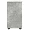 vidaXL Cabinet de salle de bain Gris b&eacute;ton 76,5 x 35 x 64 cm