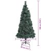 vidaXL Arbre de No&euml;l artificiel pr&eacute;-&eacute;clair&eacute; avec ensemble de boules