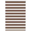 vidaXL Store z&egrave;bre marron 105x100cm largeur du tissu 100,9cm polyester